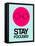 Stay Focused Circle 1-NaxArt-Framed Stretched Canvas