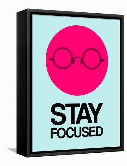 Stay Focused Circle 1-NaxArt-Framed Stretched Canvas