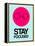 Stay Focused Circle 1-NaxArt-Framed Stretched Canvas