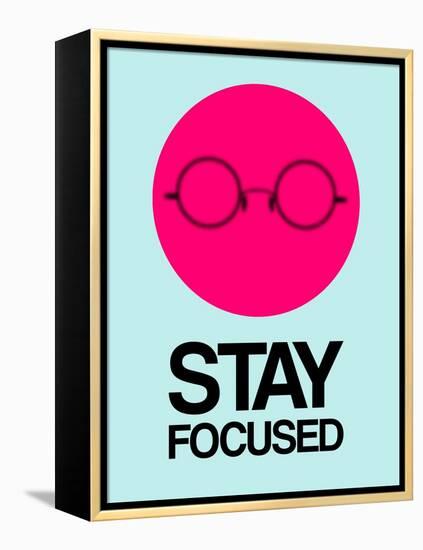 Stay Focused Circle 1-NaxArt-Framed Stretched Canvas