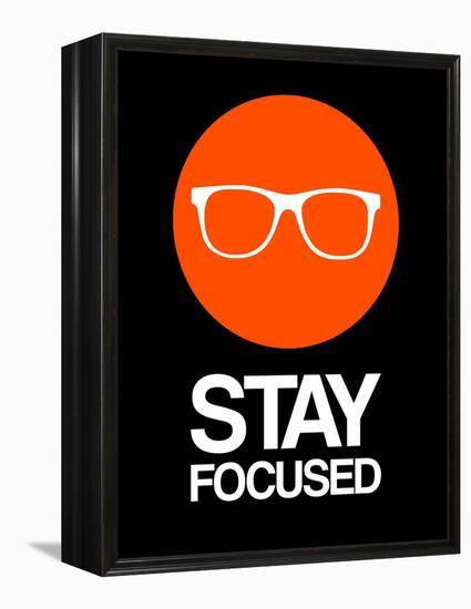 Stay Focused Circle 2-NaxArt-Framed Stretched Canvas