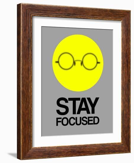 Stay Focused Circle 2-NaxArt-Framed Art Print