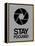 Stay Focused Circle 3-NaxArt-Framed Stretched Canvas