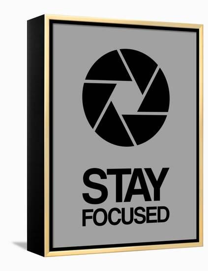 Stay Focused Circle 3-NaxArt-Framed Stretched Canvas