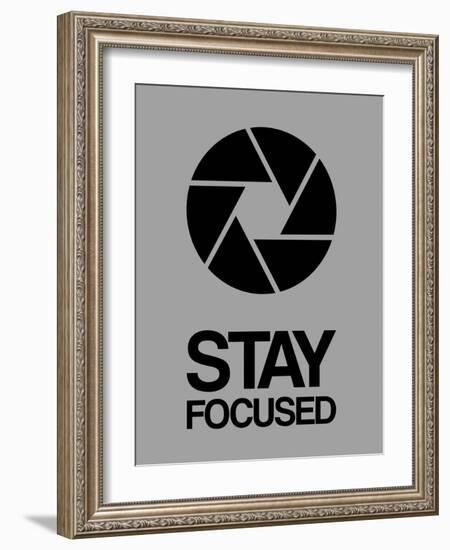 Stay Focused Circle 3-NaxArt-Framed Art Print