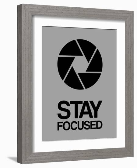 Stay Focused Circle 3-NaxArt-Framed Art Print