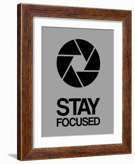 Stay Focused Circle 3-NaxArt-Framed Art Print