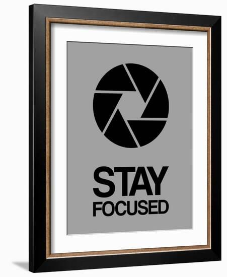 Stay Focused Circle 3-NaxArt-Framed Art Print