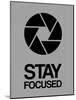 Stay Focused Circle 3-NaxArt-Mounted Art Print