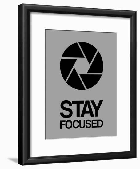 Stay Focused Circle 3-NaxArt-Framed Art Print