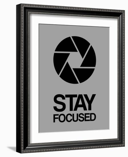 Stay Focused Circle 3-NaxArt-Framed Art Print