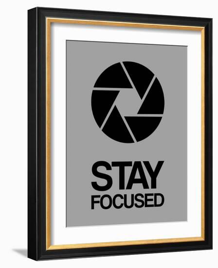 Stay Focused Circle 3-NaxArt-Framed Art Print