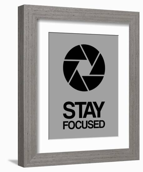 Stay Focused Circle 3-NaxArt-Framed Art Print