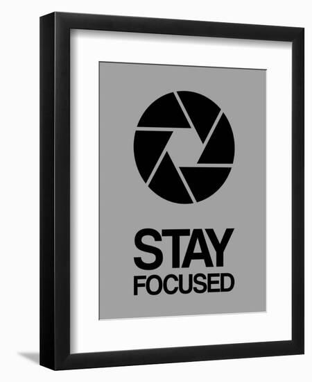 Stay Focused Circle 3-NaxArt-Framed Art Print