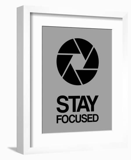 Stay Focused Circle 3-NaxArt-Framed Art Print