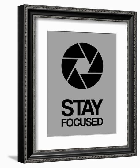 Stay Focused Circle 3-NaxArt-Framed Art Print