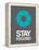 Stay Focused Circle 4-NaxArt-Framed Stretched Canvas