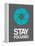 Stay Focused Circle 4-NaxArt-Framed Stretched Canvas