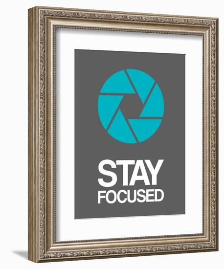 Stay Focused Circle 4-NaxArt-Framed Art Print