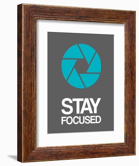 Stay Focused Circle 4-NaxArt-Framed Art Print