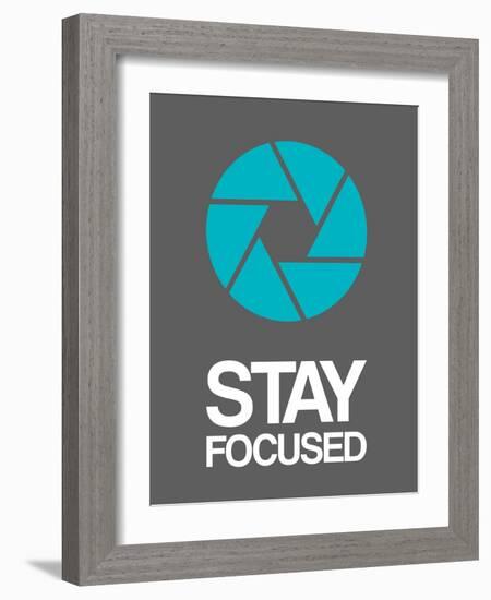 Stay Focused Circle 4-NaxArt-Framed Art Print