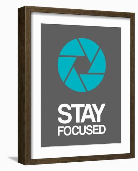 Stay Focused Circle 4-NaxArt-Framed Art Print