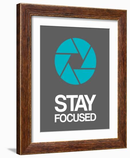 Stay Focused Circle 4-NaxArt-Framed Art Print