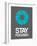 Stay Focused Circle 4-NaxArt-Framed Art Print