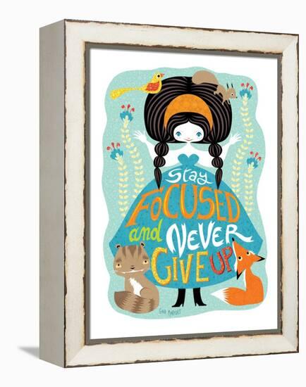 Stay Focused Doll-Gaia Marfurt-Framed Premier Image Canvas