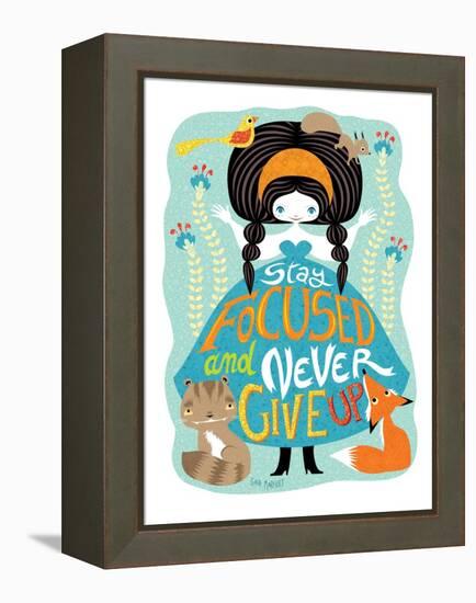 Stay Focused Doll-Gaia Marfurt-Framed Premier Image Canvas