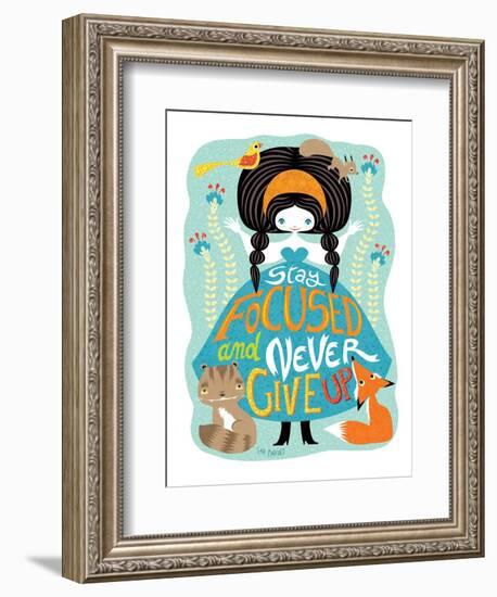 Stay Focused Doll-Gaia Marfurt-Framed Giclee Print