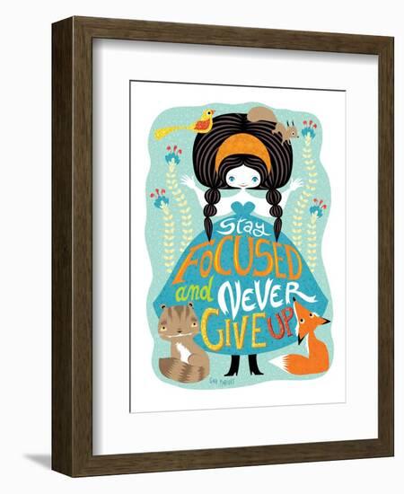 Stay Focused Doll-Gaia Marfurt-Framed Giclee Print