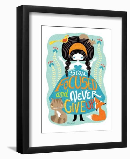 Stay Focused Doll-Gaia Marfurt-Framed Giclee Print