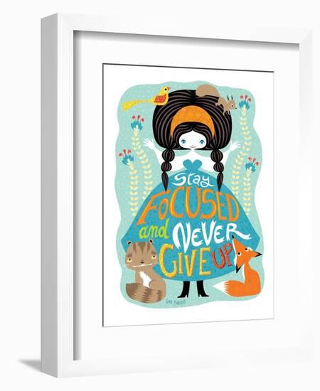 Stay Focused Doll-Gaia Marfurt-Framed Giclee Print