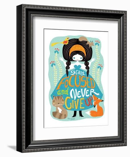 Stay Focused Doll-Gaia Marfurt-Framed Giclee Print