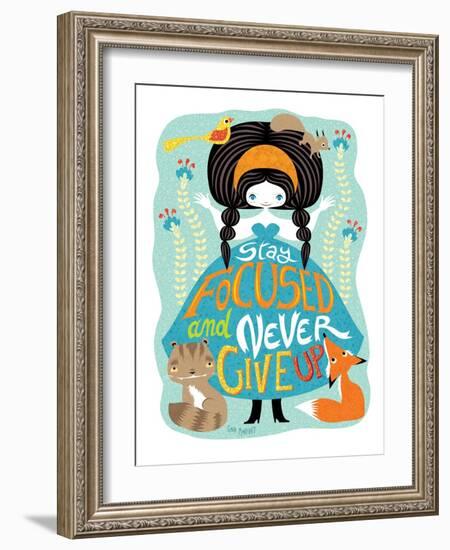 Stay Focused Doll-Gaia Marfurt-Framed Giclee Print