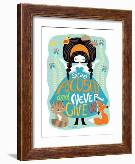 Stay Focused Doll-Gaia Marfurt-Framed Giclee Print