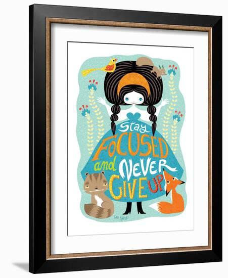 Stay Focused Doll-Gaia Marfurt-Framed Giclee Print