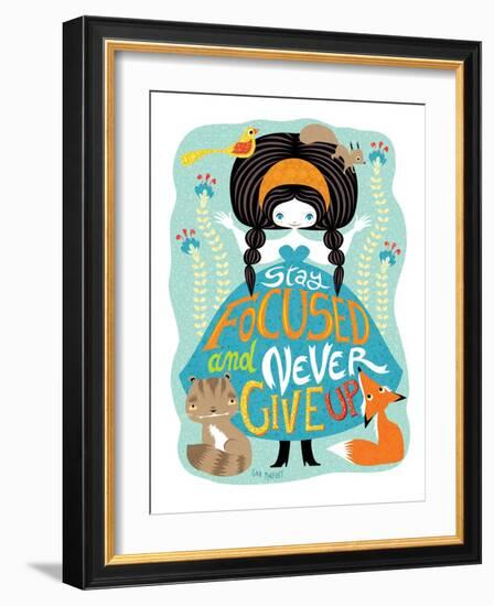 Stay Focused Doll-Gaia Marfurt-Framed Giclee Print