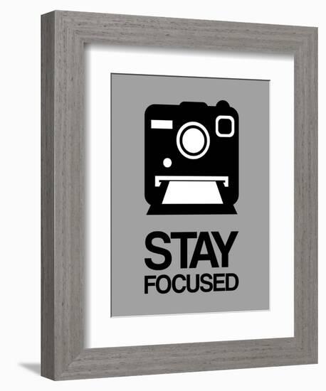 Stay Focused Polaroid Camera 1-null-Framed Art Print