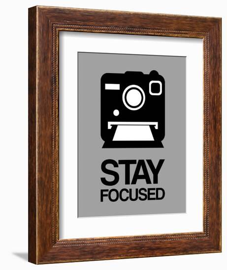 Stay Focused Polaroid Camera 1-null-Framed Art Print