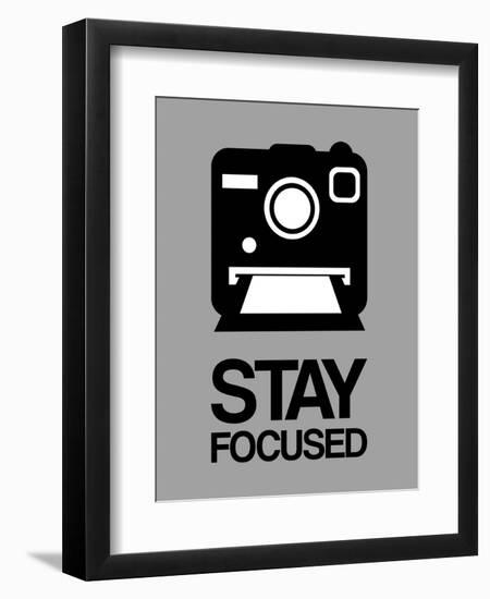 Stay Focused Polaroid Camera 1-null-Framed Art Print