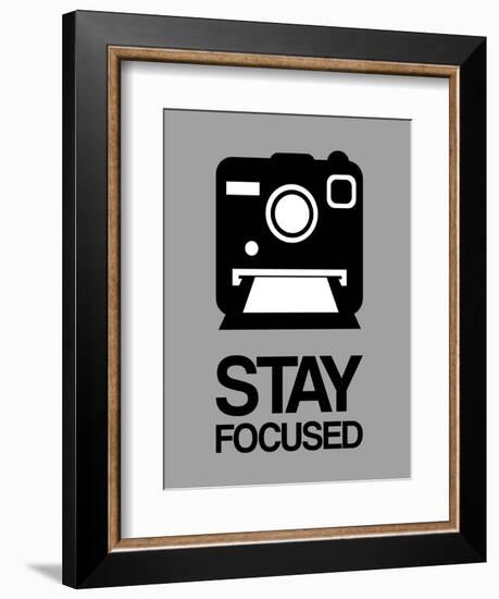 Stay Focused Polaroid Camera 1-null-Framed Art Print