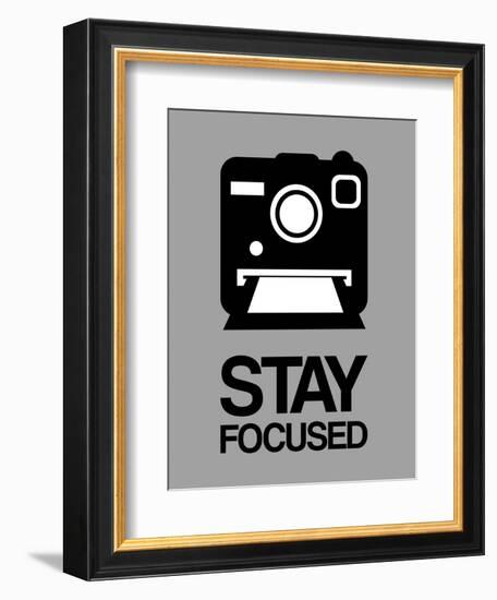 Stay Focused Polaroid Camera 1-null-Framed Art Print