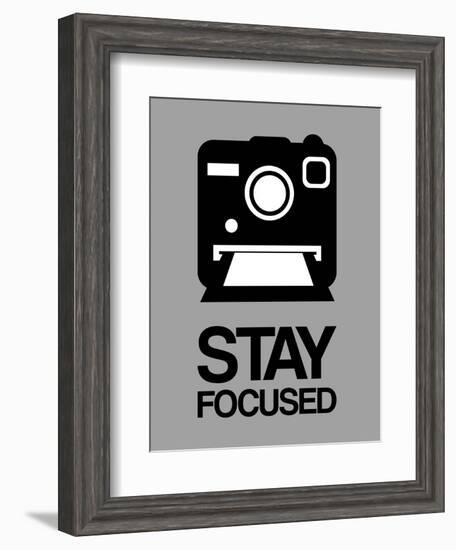 Stay Focused Polaroid Camera 1-NaxArt-Framed Art Print