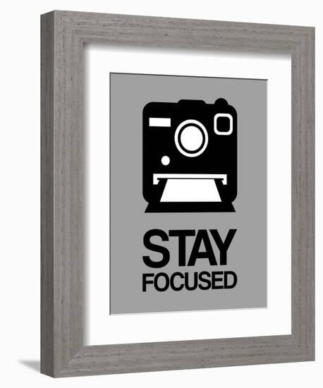 Stay Focused Polaroid Camera 1-NaxArt-Framed Art Print