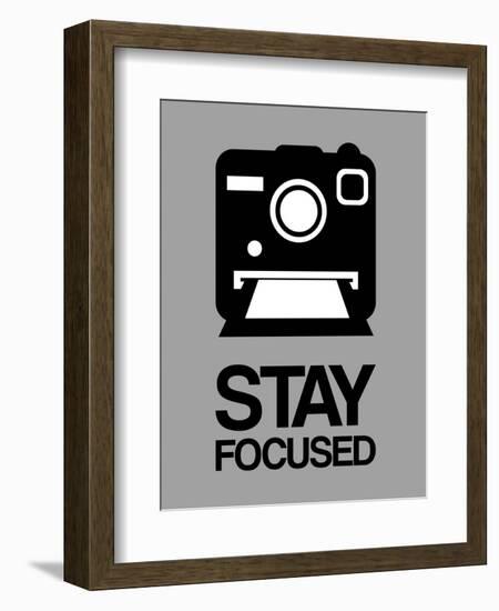 Stay Focused Polaroid Camera 1-NaxArt-Framed Art Print