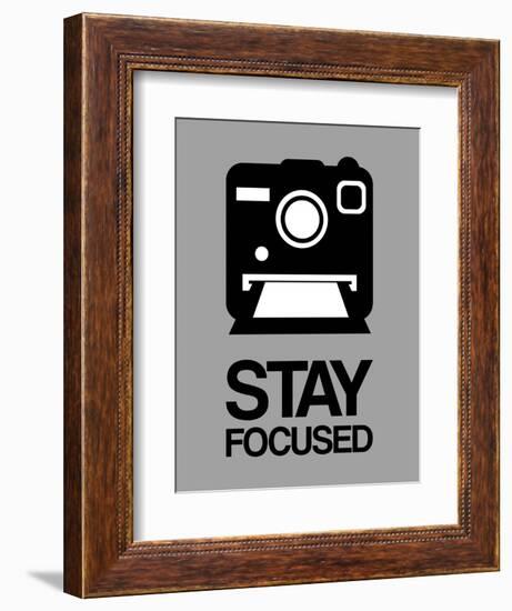 Stay Focused Polaroid Camera 1-NaxArt-Framed Art Print