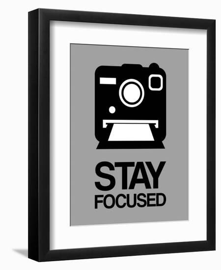 Stay Focused Polaroid Camera 1-NaxArt-Framed Art Print