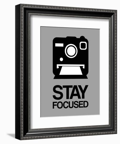 Stay Focused Polaroid Camera 1-NaxArt-Framed Art Print